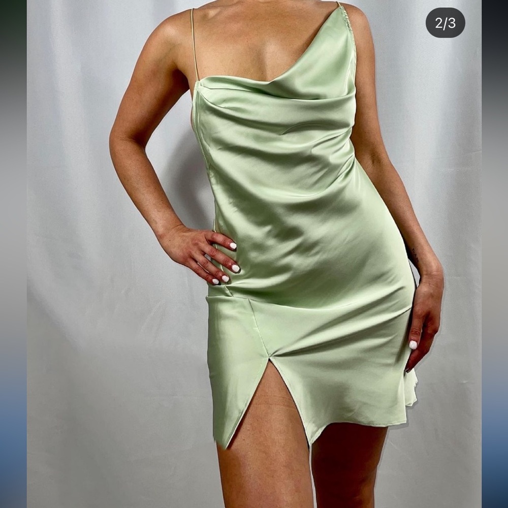 Boutique silk backless dress